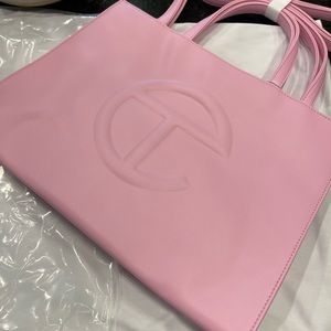 TELFAR MEDIUM SHOPPING BAG LIMITED BUBBLEGUM PINK NEW